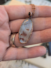 Load image into Gallery viewer, Red Rutile Quartz and Garnet Necklace