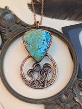 Load image into Gallery viewer, Chrysocolla Mushroom Necklace
