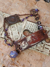 Load image into Gallery viewer, Wrist Reminder Copper Electroformed Bracelet - CREATE