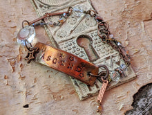 Load image into Gallery viewer, HOLD FOR JESS POLM Wrist Reminder Copper Electroformed Bracelet - ASCEND