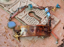 Load image into Gallery viewer, Wrist Reminder Copper Electroformed Bracelet - NOPE