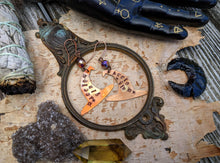 Load image into Gallery viewer, ‘Accio Gin’ Witch Hat Copper Earrings