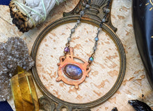 Load image into Gallery viewer, Petite Witch's Cauldron Copper Electroformed Necklace - 5