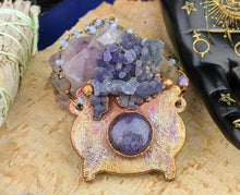 Load image into Gallery viewer, Witch's Cauldron Copper Electroformed Necklace - 4