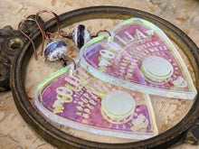 Load image into Gallery viewer, Iridescent Ouija Planchette Earrings - Minxes Trinkets Exclusive - #4