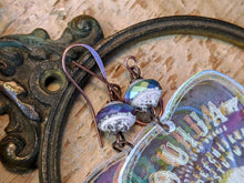 Load image into Gallery viewer, Iridescent Ouija Planchette Earrings - Minxes Trinkets Exclusive - #4