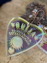 Load image into Gallery viewer, Iridescent Ouija Planchette Earrings - Minxes Trinkets Exclusive - #3