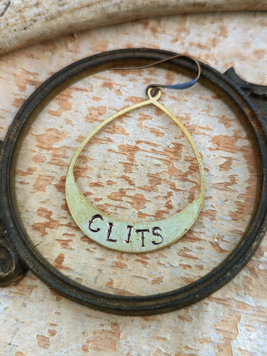 CLITS - *Single* Stamped Brass Earring - Mix & Match