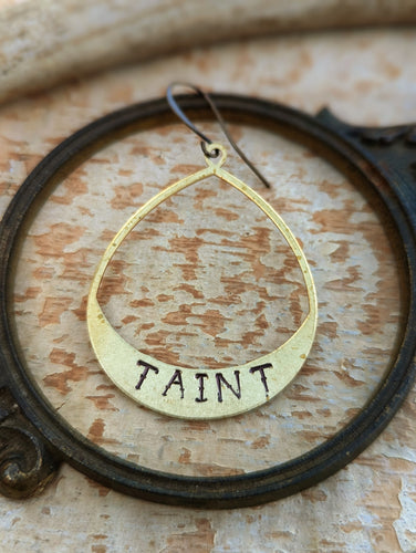 TAINT - *Single* Stamped Brass Earring - Mix & Match