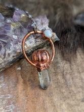 Load image into Gallery viewer, Putka Pumpkin Necklace with Garden Quartz and Moonstone