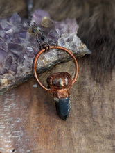 Load image into Gallery viewer, Putka Pumpkin Necklace with Dark Garden Quartz and Moonstone