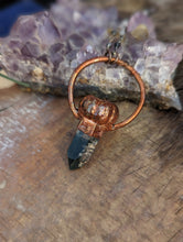 Load image into Gallery viewer, Putka Pumpkin Necklace with Dark Garden Quartz and Moonstone