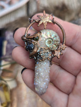 Load image into Gallery viewer, Spirit Quartz Ammonite Necklace