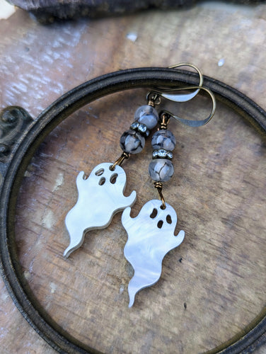 Mini Ghost Earrings