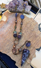 Load image into Gallery viewer, Lepidolite Pendulum Necklace