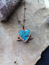 Load image into Gallery viewer, Turquoise Heart Necklace