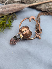 Load image into Gallery viewer, Electroformed Garden Quartz and Putka Pumpkin Necklace