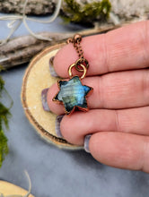 Load image into Gallery viewer, Electroformed Labradorite Star Necklace - 2