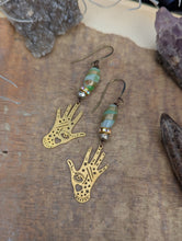 Load image into Gallery viewer, Palm Reader Earrings