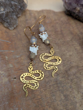 Load image into Gallery viewer, Snake Vertebrae Earrings