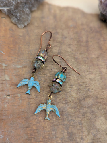 Bluebird Earrings
