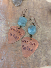 Load image into Gallery viewer, Phish Lyric Earrings - Silent Trees
