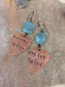 Phish Lyric Earrings - Silent Trees