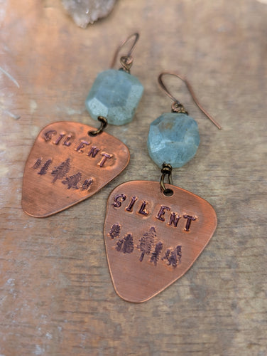 Phish Lyric Earrings - Silent Trees