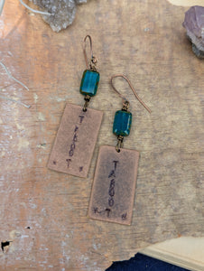 Phish Lyric Earrings - Taboot Taboot