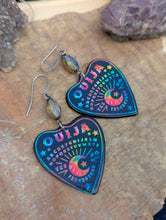Load image into Gallery viewer, Rainbow Ouija Planchette Earrings