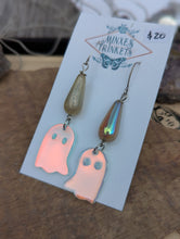 Load image into Gallery viewer, Iridescent Ghost Earrings