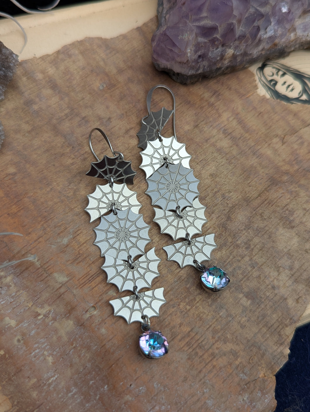 Spiderweb Earrings 2