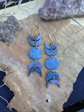 Load image into Gallery viewer, Galaxy Moon Phase Earrings