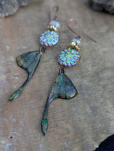Load image into Gallery viewer, Resin Luna Moth Wing Earrings 2