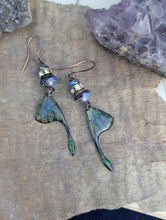 Load image into Gallery viewer, Resin Luna Moth Wing Earrings 1