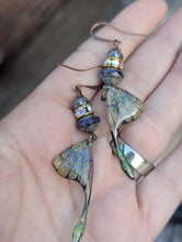Load image into Gallery viewer, Resin Luna Moth Wing Earrings 1