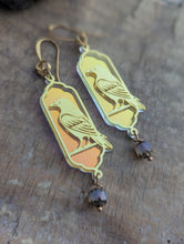 Load image into Gallery viewer, Iridescent Raven / Crow Earrings