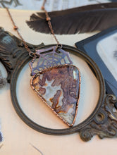 Load image into Gallery viewer, Crazy Lace Agate Spider Web Necklace