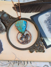 Load image into Gallery viewer, Chrysocolla Mushroom Necklace