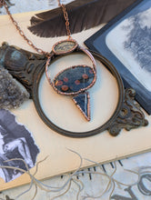 Load image into Gallery viewer, Peanut Obsidian, Dendritic Psilomene, &amp; Picasso Jasper Necklace