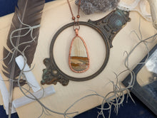 Load image into Gallery viewer, Copper Electroformed Picture Jasper Landscape Necklace 2