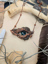 Load image into Gallery viewer, Copper Electroformed Dragon Eye Necklace