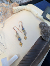 Load image into Gallery viewer, Asymmetrical Mushroom Earrings