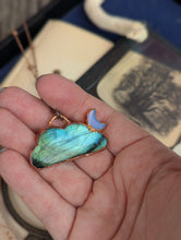 Load image into Gallery viewer, 'The Celestial Cloud' Copper Electroformed Necklace