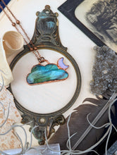 Load image into Gallery viewer, 'The Celestial Cloud' Copper Electroformed Necklace