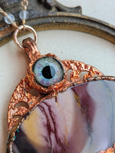 Load image into Gallery viewer, 'The Seer's Journey' Eye and Mookaite Necklace