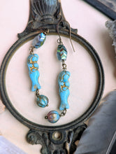 Load image into Gallery viewer, Aqua Mermaid Earrings