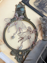 Load image into Gallery viewer, Luna Moth and Rhinestone Earrings