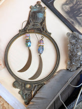 Load image into Gallery viewer, Crescent Moon Earrings - Iridescent