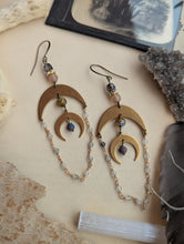 Load image into Gallery viewer, The Nested Moon Lunar Earrings